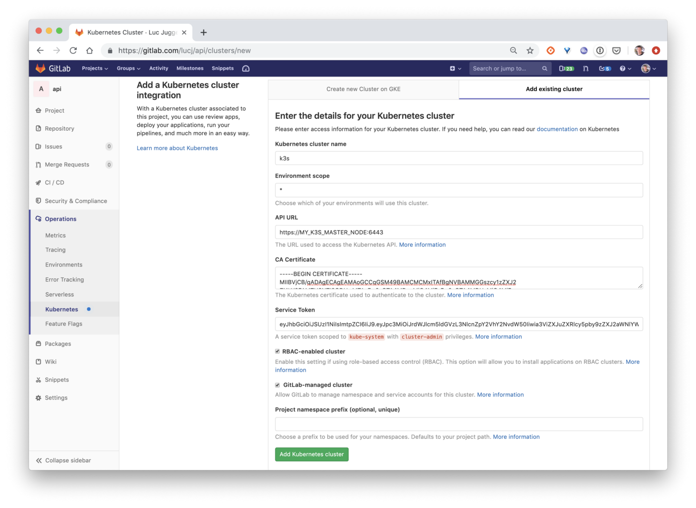 add-existing-cluster-with-all-information