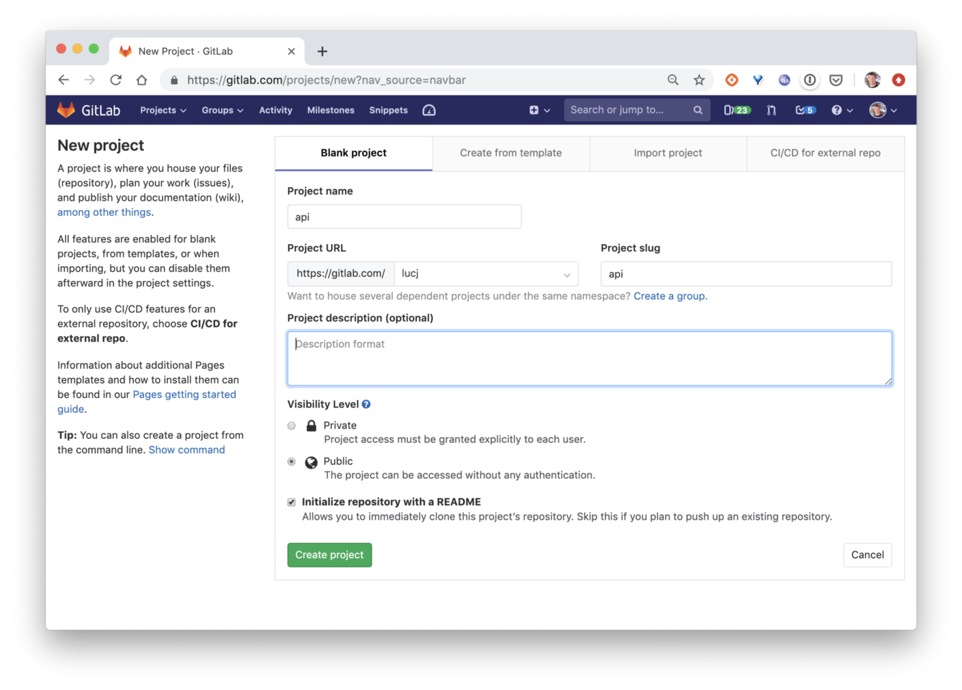 create-gitlab-project